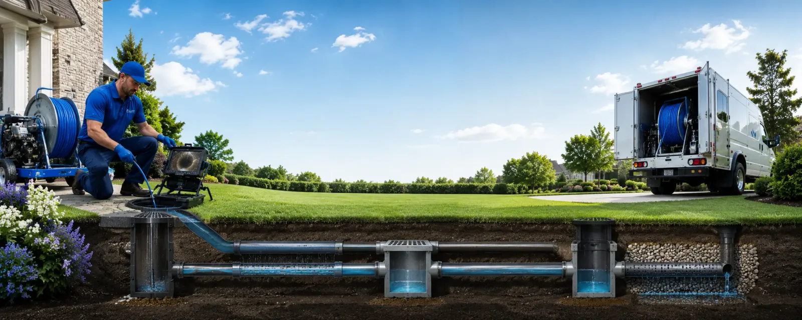 Outdoor drain cleaning information for Clarksburg, IN